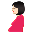 🤰🏻 Emoji Mujer Embarazada: Tono De Piel Claro en Samsung Experience 8.0.