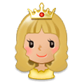 👸🏼 Emoji Princesa: Tono De Piel Claro Medio en Samsung Experience 8.0.