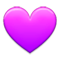 Emoji 💜 Cuore Viola su Samsung Experience 8.0.