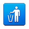 Emoji 🚮 Simbolo Per La Raccolta Dei Rifiuti su Samsung Experience 8.0.