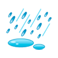 Emoji ⛆ Pioggia su Samsung Experience 8.0.