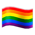 Emoji 🏳️‍🌈 Bandiera Arcobaleno su Samsung Experience 8.0.