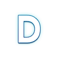 🇩 Emoji Letra do símbolo indicador regional D na Samsung Experience 8.0.