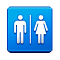 Emoji 🚻 Simbolo Dei Servizi Igienici su Samsung Experience 8.0.