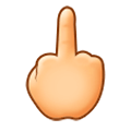 🖕 Emoji Dedo Corazón Hacia Arriba en Samsung Experience 8.0.