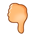 Emoji 🖓 Gesto col pollice verso il basso su Samsung Experience 8.0.