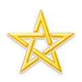 ⛥ Emoji Pentagrama girado a la derecha en Samsung Experience 8.0.