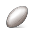 Emoji 🏉 Pallone Da Rugby su Samsung Experience 8.0.