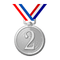 Emoji 🥈 Medaglia D’argento su Samsung Experience 8.0.