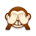 🙈 Emoji Mono Con Los Ojos Tapados en Samsung Experience 8.0.