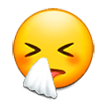 🤧 Emoji niesendes Gesicht Samsung Experience 8.0.