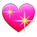 💖 Emoji Corazón Brillante en Samsung Experience 8.0.