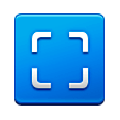 Emoji ⛶ Piazza con quattro angoli su Samsung Experience 8.0.