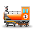 Émoji 🚂 Locomotive sur Samsung Experience 8.0.