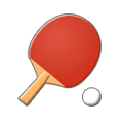 Emoji 🏓 Ping Pong su Samsung Experience 8.0.
