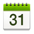 📆 Emoji Calendario Recortable en Samsung Experience 8.0.
