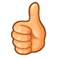 👍 Emoji Daumen hoch Samsung Experience 8.0.