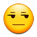 😒 Emoji Rosto Aborrecido na Samsung Experience 8.0.