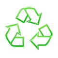 Emoji ♲ Simbolo universale del riciclaggio su Samsung Experience 8.0.