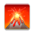 Émoji 🌋 Volcan sur Samsung Experience 8.0.