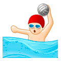 🤽🏻 Emoji Persona Jugando Al Waterpolo: Tono De Piel Claro en Samsung Experience 8.0.