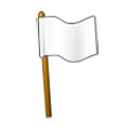 🏳️ Emoji weiße Flagge Samsung Experience 8.0.