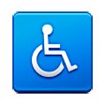 Emoji ♿ Simbolo Della Disabilità su Samsung Experience 8.0.