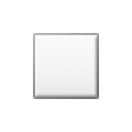 ◽ Emoji Quadrado Branco Médio Menor na Samsung Experience 8.0.