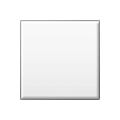 ◻️ Emoji mittelgroßes weißes Quadrat Samsung Experience 8.0.