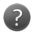 Emoji ❔ Punto Interrogativo Bianco su Samsung Experience 8.0.