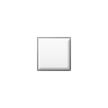 ▫️ Emoji Quadrado Branco Pequeno na Samsung Experience 8.0.