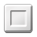 🔳 Emoji Botón Cuadrado Con Borde Blanco en Samsung Experience 8.0.