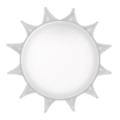 Emoji 🌣 Sole bianco su Samsung Experience 8.0.