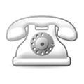 Emoji ☏ Telefono bianco su Samsung Experience 8.0.