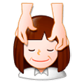 💆‍♀️ Emoji Mujer Recibiendo Masaje en Samsung Experience 8.0.