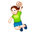 Émoji 🤾‍♀️ Handballeuse sur Samsung Experience 8.0.
