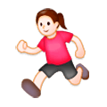 Emoji 🏃‍♀️ Donna Che Corre su Samsung Experience 8.0.