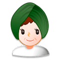 👳‍♀️ Emoji Mulher Com Turbante na Samsung Experience 8.0.