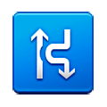 Emoji ⛕ Senso unico alternativo a sinistra su Samsung Experience 8.1.