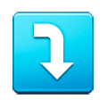 Emoji ⤵️ Freccia Curva In Basso su Samsung Experience 8.1.