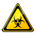 Émoji ☣️ Danger Biologique sur Samsung Experience 8.1.