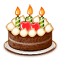 Emoji 🎂 Torta Di Compleanno su Samsung Experience 8.1.