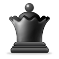 ♛ Emoji Pieza de ajedrez reina negra en Samsung Experience 8.1.