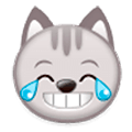 😹 Emoji Rosto De Gato Com Lágrimas De Alegria na Samsung Experience 8.1.