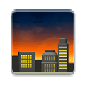 Émoji 🌆 Ville Au Crépuscule sur Samsung Experience 8.1.