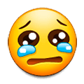 😢 Emoji weinendes Gesicht Samsung Experience 8.1.