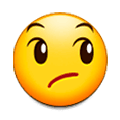 😞 Emoji Rosto Desapontado na Samsung Experience 8.1.