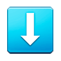 Émoji ⬇️ Flèche Bas sur Samsung Experience 8.1.