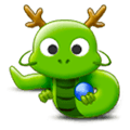 Émoji 🐉 Dragon sur Samsung Experience 8.1.