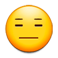 😑 Emoji Cara Sin Expresión en Samsung Experience 8.1.